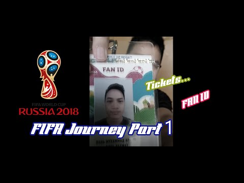 Receiving my FIFA Fan ID and ticket for World Cup Russia! {World Cup Russia 2018} Part 1