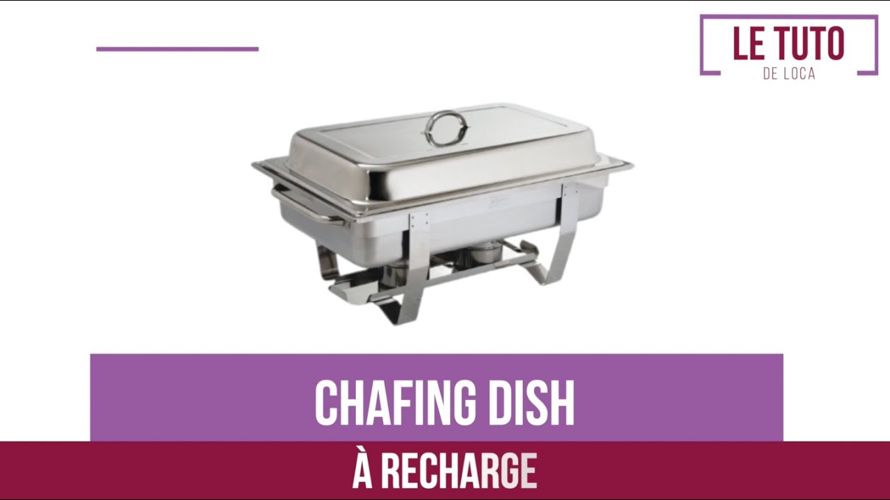 Chauffe-Plat 2 compartiments, Chafing Dish video thumbnail
