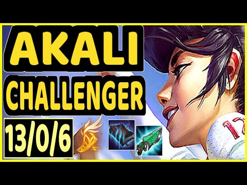 BACA (AKALI) vs SYNDRA - 13/0/6 KDA MID CHALLENGER GAMEPLAY - EUW
