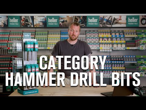 The Heller range - category hammer drill bits