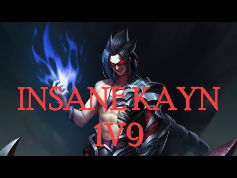 INSANE KAYN 1V9 OUTPLAY!