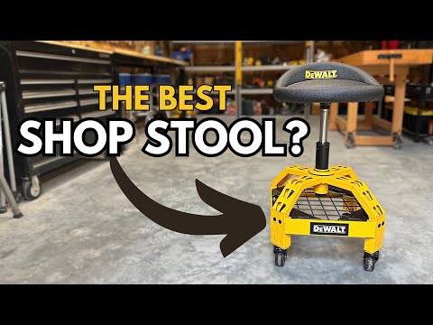 DeWalt Adjustable SHOP STOOL - Review!
