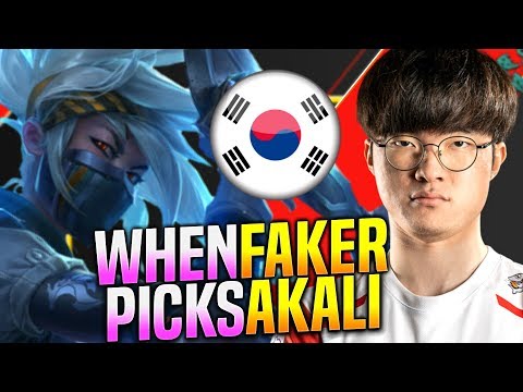 When Faker Plays Akali! - SKT T1 Faker Plays Akali vs Ryze Mid! | SKT T1 Faker KR SoloQ