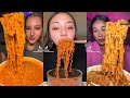 Extra Spicy Creamy Buldak Noodles Carbo Samyang Mukbang TikTok Compilation ️