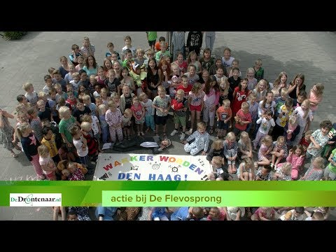 VIDEO | Ook De Flevosprong voert actie voor hogere salarissen en lagere werkdruk VIDEO | Ook De Flevosprong voert actie voor hogere salarissen en lagere werkdruk