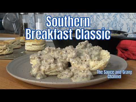 How to Make Sausage Gravy for Biscuits and Gravy | Classic Southern Homemade Breakfast Gravy Recipe