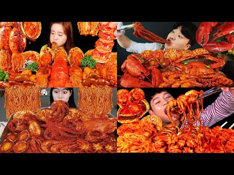 🔥 World’s  EXTREME Spicy Octopus Feast 🌶🦑 Ultimate Seafood Challenge That DESTROYS Your best sounds