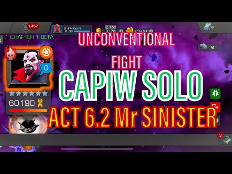 Act 6.2 Mr Sinister vs Capiw | Marvel Contest Of Champions