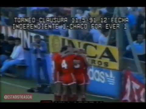 Independiente 1-1 Chaco For Ever - Clausura 1991
