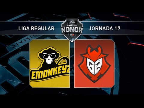 eMonkeyz Club vs G2 Vodafone - #LoLHonor17 - Mapa 1 - Jornada 17 - T11