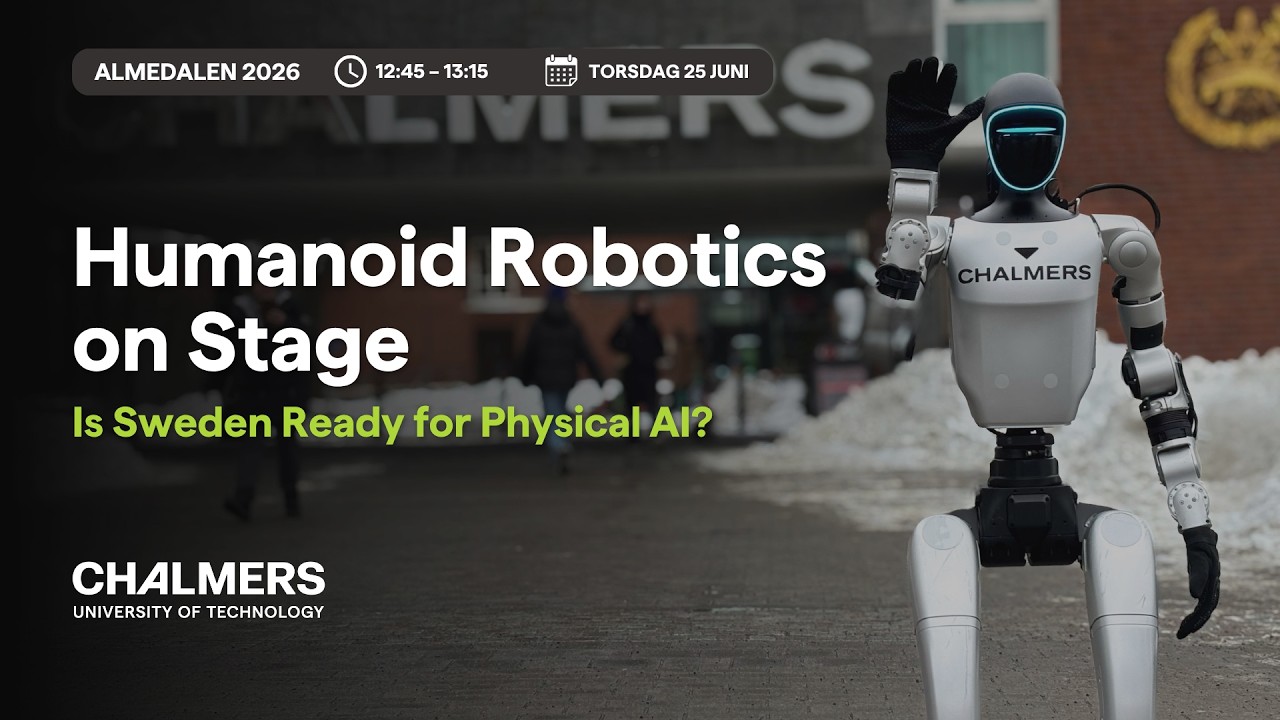 Humanoid Robotics on Stage — Almedalen 2026
