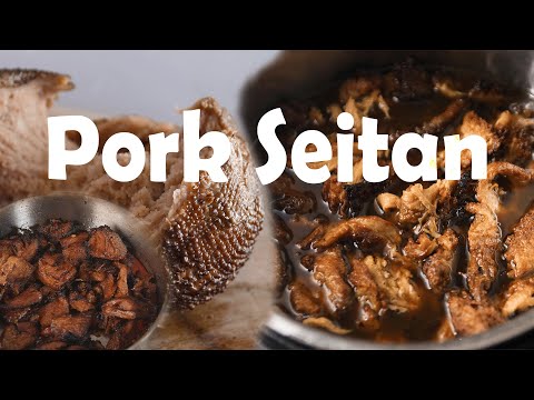 How to Make Vegan Pork from Bread Flour- the Ultimate Pork Seitan!