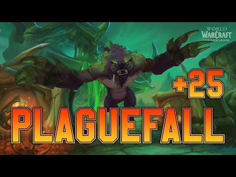 +25 Plaguefall - Guardian Druid - Tyrannical, Bursting, Volcanic and Tormented.