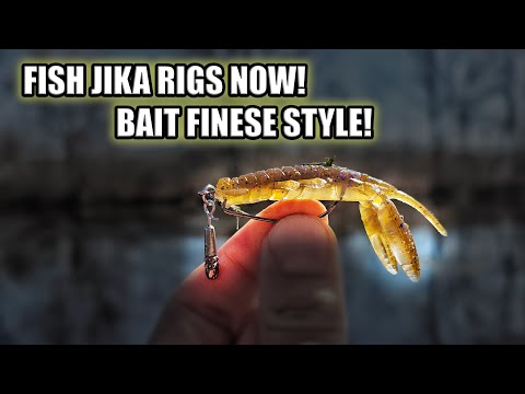 Jika Rig Late Winter Into Early Spring Bass on BFS Fishing Gears