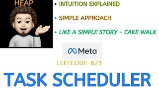 YouTube video 'Task Scheduler | Easy Intuition | Using Heap | Leetcode 621 | codestorywithMIK'