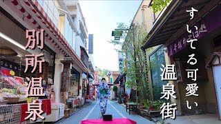 空いてる穴場温泉街 別所温泉　かしわや本店　女一人旅　癒し旅vlog  