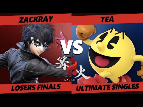 Kagaribi 4 Losers Finals - Zackray (ROB, Joker) Vs. Tea (Pac-Man) SSBU Smash Ultimate