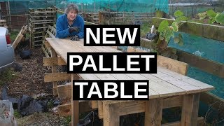 Pallet Table. Making A Table From Pallets