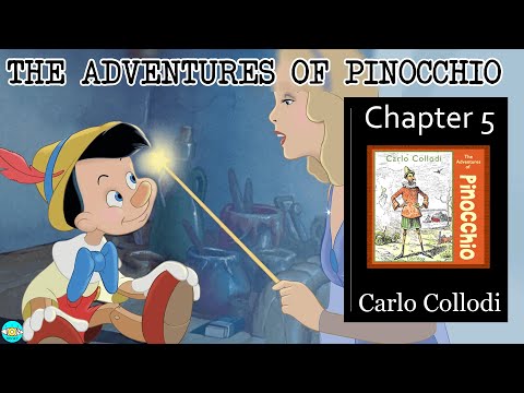 The Adventures of Pinocchio - Ch 5 |🎧 Audiobook with Scrolling Text 📖| Ion VideoBook