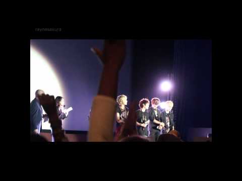 SHINee in London, Fantalk clip 111103