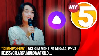 "Comedy show" | Alisaga o'zbekcha ovoz bergan dublyaj aktrisasi Nora