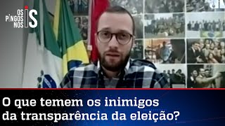 Filipe Barros sobre o voto auditável: Não é normal uma reação tão forte a algo tão simples