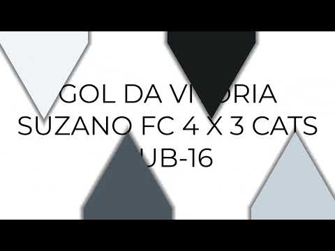 SUB 16 - É GOL DA VITORIA SUZANO FC 4 X 3 CATS - CAMPEONATO ESTADUAL - FPFS