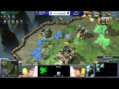 [0527] Cure(8th) vs. Revival(EG-TL) TvZ  2SET  Whirlwind -Starcraft2,esportstv,SPL