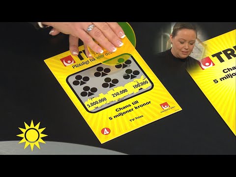 Mina Walentin skrapar fram trissvinsten åt svärmor - Nyhetsmorgon (TV4)