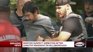 Wanted suspect arrested after lengthy manhunt in Hillsborough