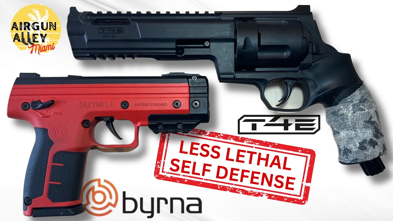 BYRNA LE vs HDR 68 – LESS LETHAL SELF DEFENSE