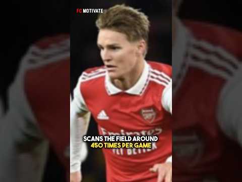 Martin Odegaard Scans The Field 450 Times For Arsenal 😳 #football #shorts