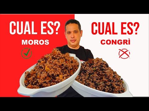 💥Arroz Congrí Cubano y  Moros y Cristianos.(SABES CUAL ES CUAL?)