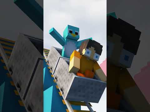 Going On a Rollercoaster in Minecraft…