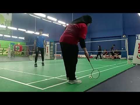 Badminton MuhibbahTeam Mix Double Sparring Session - Irfan / FarahLia Vs Rizal / Fairuz