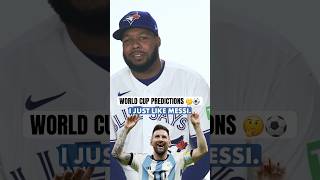 Your Toronto Blue Jays make World Cup Predictions ⚽️ #FIFAWorldCup #Messi #kylianmbappe #Mexico