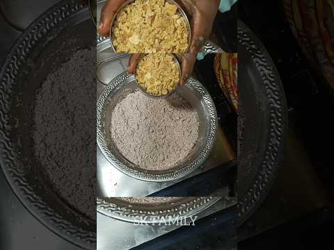 RAAGI PUTTU IN TAMIL BY SK FAMILY/ #skfamily #cooking #trending