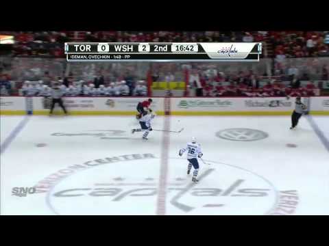 Alex Ovechkin vs. Dion Phaneuf - NHL 9/12/11