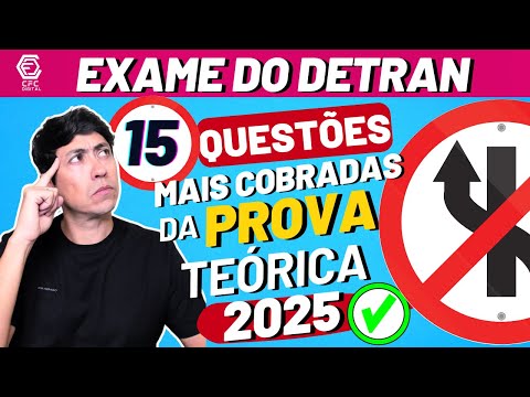 TRAFFIC LEGISLATION - 15-QUESTION DETRAN 2025 SIMULATION EXAM - DETRAN 2025 EXAM
