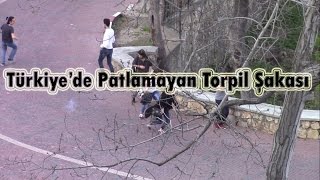 Türkiye'de Patlamayan Torpil Şakası - ( Fake Bomb Prank Turkey )