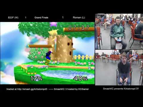 Kirbstompd 3 - B33f (W)(Pikachu) vs Roman (L)(Falcon) Grand Finals