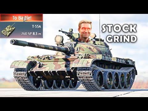PAINFUL T-55A Stock Grind Experience💀