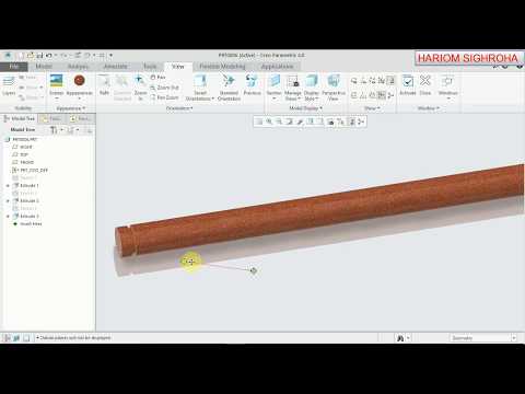 #CREO TUTORIAL   SHAFT#