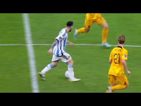 Lionel Messi vs Netherlands - World Cup 2022 4K (UHD) - English Commentary