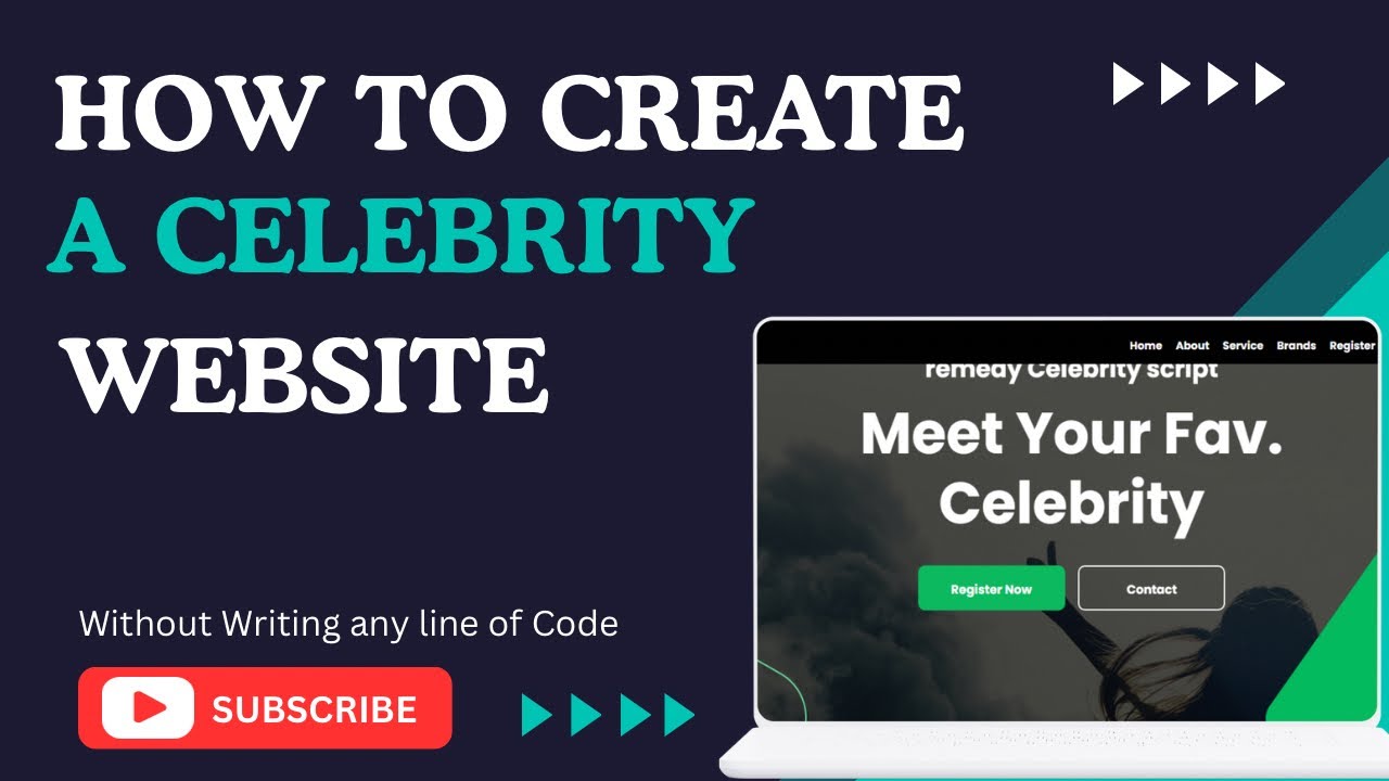 Celebrity Booking Website Tutorial : How to Create an Advanced Celebrity Website