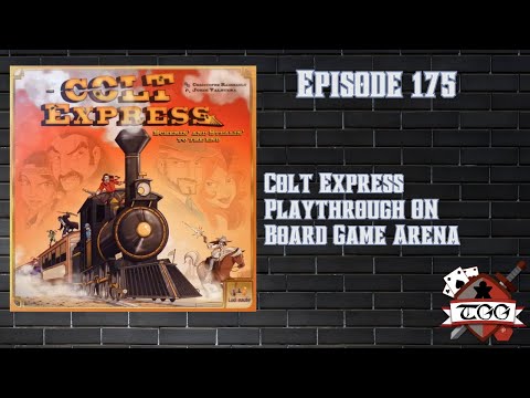 Colt Express Playthrough on Board Game Arena