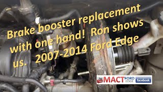 Brake booster replacement on a 2007 Ford Edge