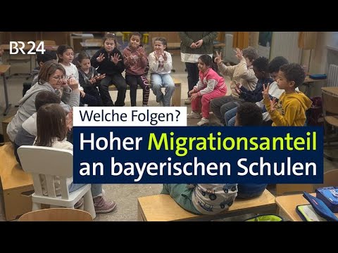 What are the consequences of a high proportion of migrants in Bavarian schools? | BR24 on site