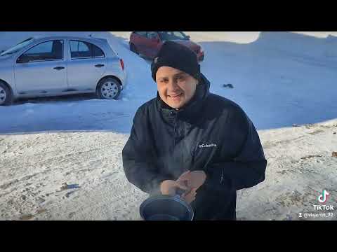 agua hirviendo se congela en segundos a 30 grados bajo cero  Canadá 🇨🇦