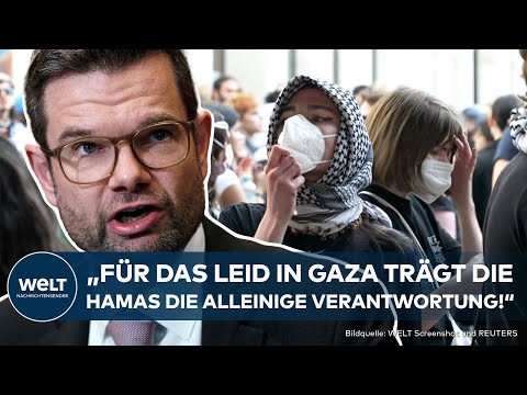 BERLIN: "Humboldt-Uni von Polizei geräumt!" Marco Buschmann fordert Strafen für Palästina-Aktivisten